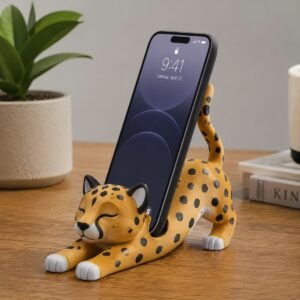 Cheetah Phone Stand, 3D Printed