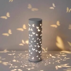 Bedside Table Lamp Rotatable Butterfly Night